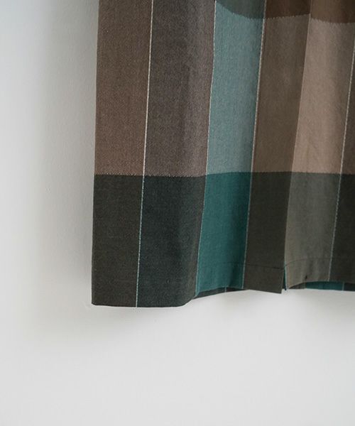 ohta.オオタ.check overskirt [sk-19C]