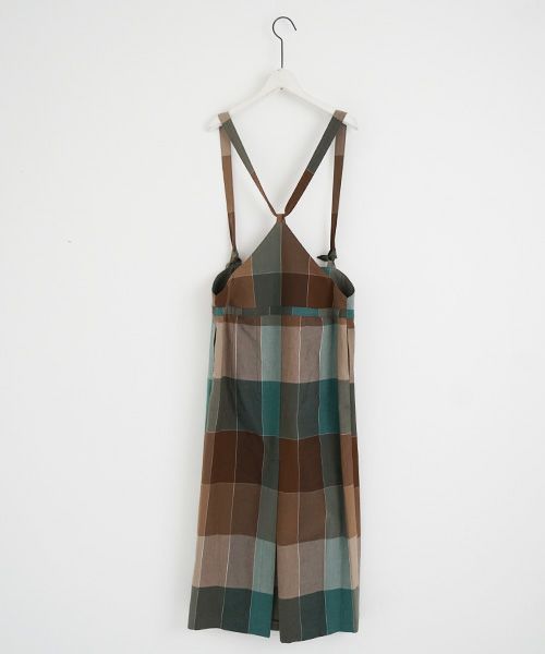 ohta.オオタ.check overskirt [sk-19C]