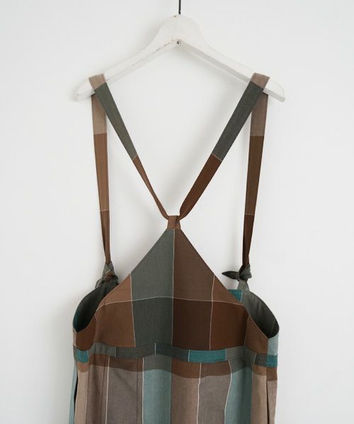 ohta.オオタ.check overskirt [sk-19C]