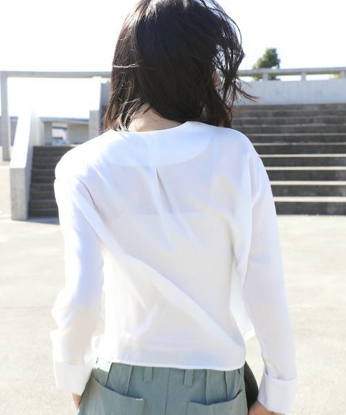 ohta.オオタ.white blouse [st-72W]