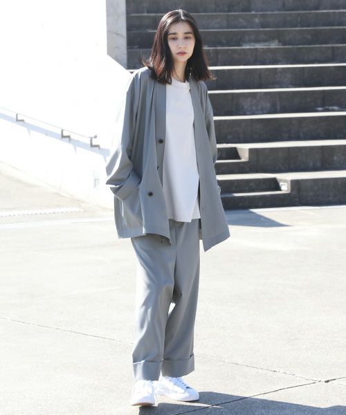 Edwina Hoerl .エドウィナホール.JACKET[SANFTMUT] [04/EH46J-01/grey]_
