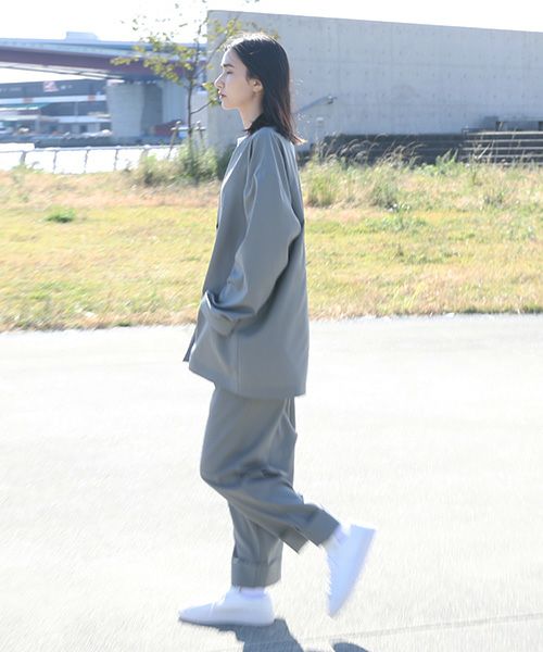 Edwina Hoerl .エドウィナホール.JACKET[SANFTMUT] [04/EH46J-01/grey]_