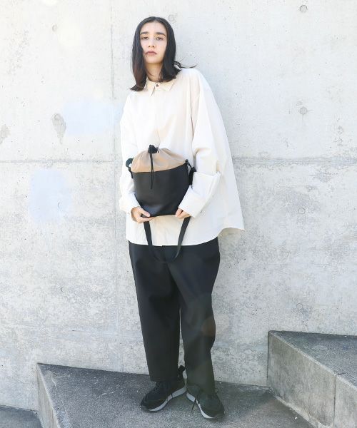 macromauro マクロマウロ.BORON LEATHER M[BLACK]