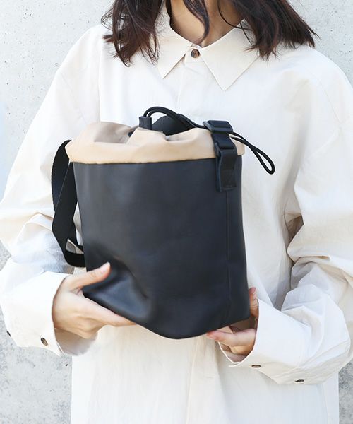 macromauro マクロマウロ.BORON LEATHER M[BLACK]