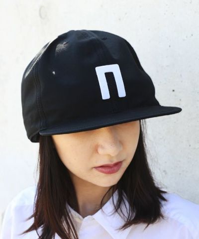 macromauro マクロマウロ.BIG BASEBALL CAP[BLACK]_