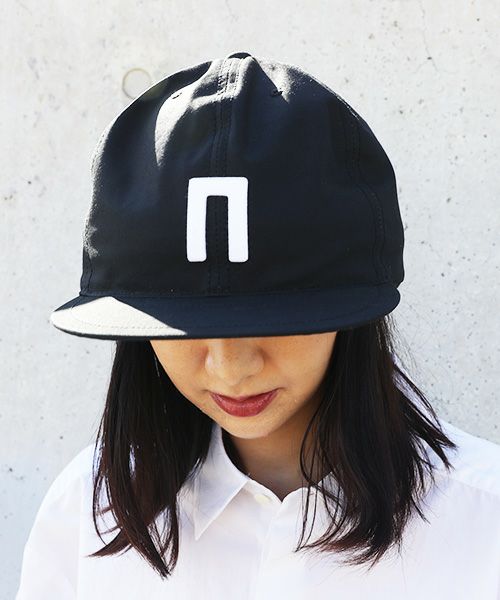 macromauro マクロマウロ.BIG BASEBALL CAP[BLACK]_