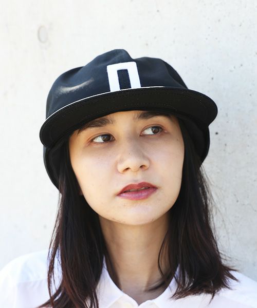 macromauro マクロマウロ.BIG BASEBALL CAP[BLACK]_