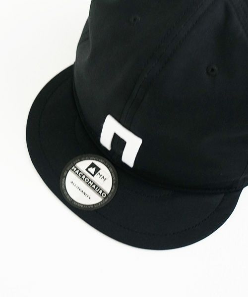 macromauro マクロマウロ.BIG BASEBALL CAP[BLACK]_
