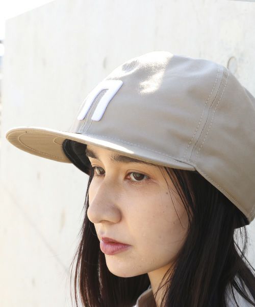 macromauro マクロマウロ.BIG BASEBALL CAP[BEIGE]_