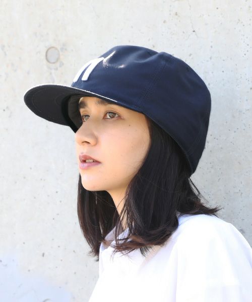 macromauro マクロマウロ.BIG BASEBALL CAP[NAVY]