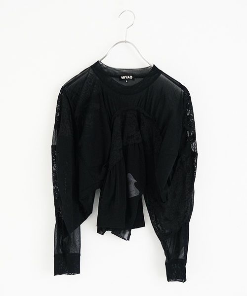 MIYAO.ミヤオ.TOPS[MYBL-06/1.黒×黒]