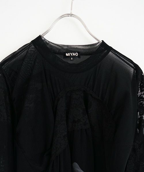 MIYAO.ミヤオ.TOPS[MYBL-06/1.黒×黒]