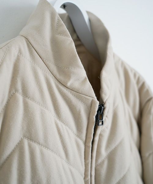 VU.ヴウ.zigzag stand collar bluson vu-a22-b12[OFF WHITE]:s_