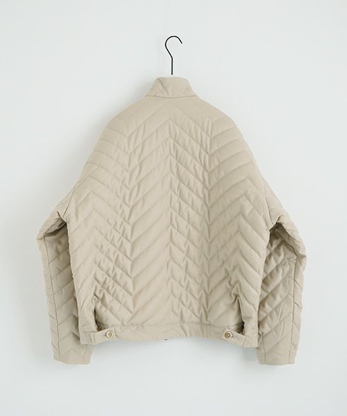 VU.ヴウ.zigzag stand collar bluson vu-a22-b12[OFF WHITE]:s_