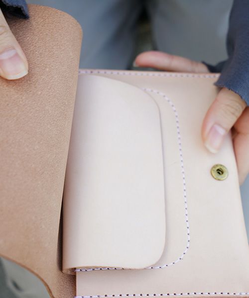 nejicommu.ネジコミュ.FLAP WALLET [NATURAL]