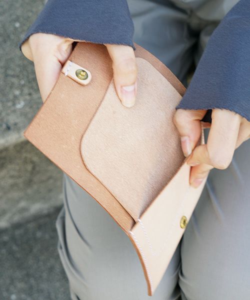 nejicommu.ネジコミュ.MINI FLAP WALLET [NATURAL]_