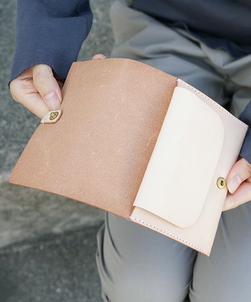 nejicommu.ネジコミュ.MINI FLAP WALLET [NATURAL]_