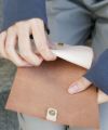 nejicommu.ネジコミュ.MINI FLAP WALLET [NATURAL]_