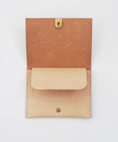 nejicommu.ネジコミュ.MINI FLAP WALLET [NATURAL]_