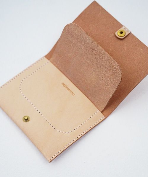 nejicommu.ネジコミュ.MINI FLAP WALLET [NATURAL]_