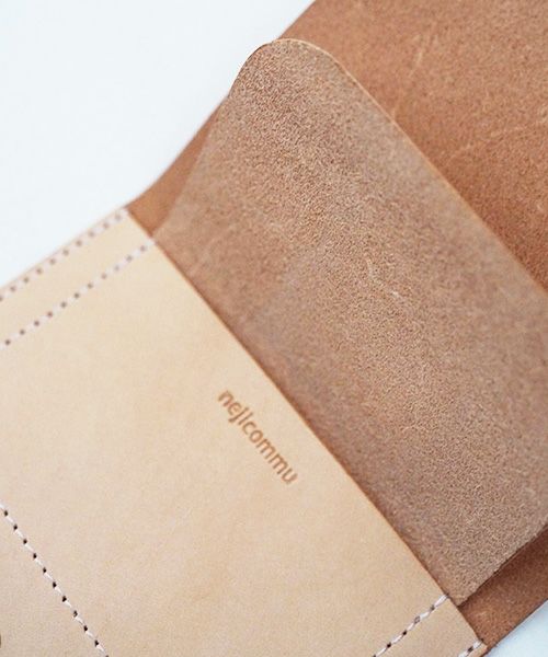 nejicommu.ネジコミュ.MINI FLAP WALLET [NATURAL]_