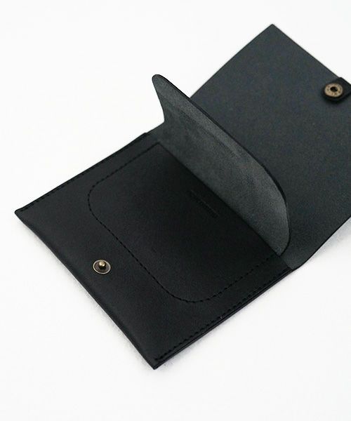 nejicommu.ネジコミュ.MINI FLAP WALLET [BLACK]_
