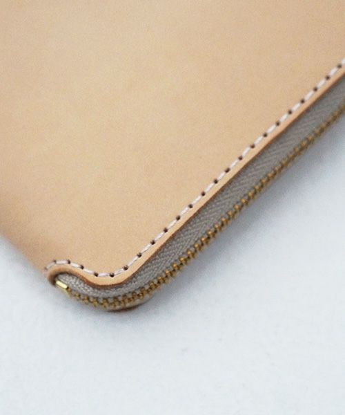 nejicommu.ネジコミュ.SQUARE ZIP WALLET [NATURAL]_