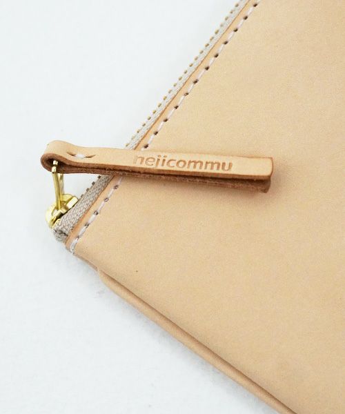 nejicommu.ネジコミュ.SQUARE ZIP WALLET [NATURAL]_