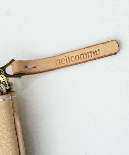 nejicommu.ネジコミュ.SQUARE ZIP WALLET [NATURAL]_