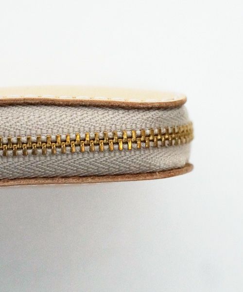 nejicommu.ネジコミュ.SQUARE ZIP WALLET [NATURAL]_