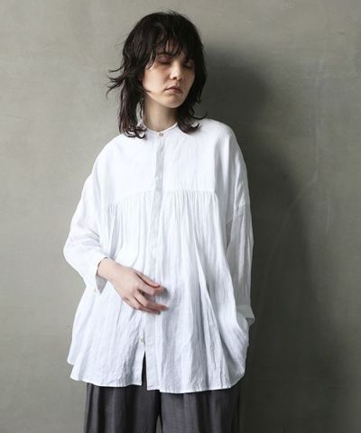 白木/黒塗り suzuki takayuki cape blouse - 通販 - ssourcing.com