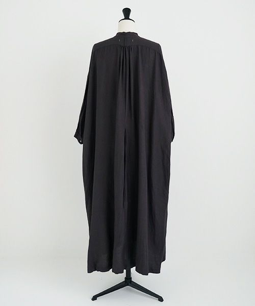 suzuki takayuki.スズキタカユキ.peasant dress I [S231-22/twilight grey]:i