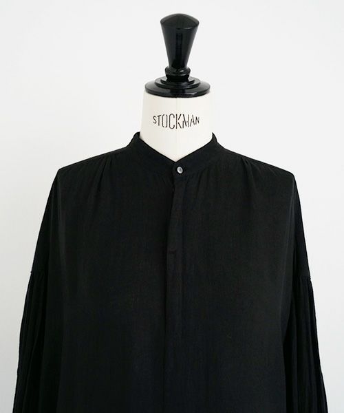 suzuki takayuki.スズキタカユキ.puff-sleeve dress [S231-24/black]
