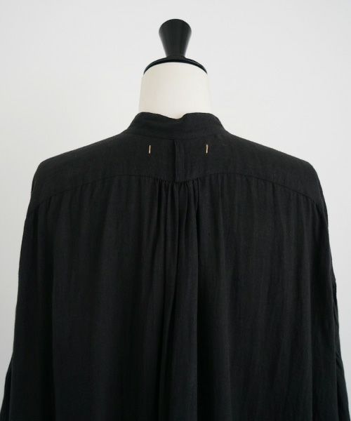 suzuki takayuki.スズキタカユキ.puff-sleeve dress [S231-24/black]