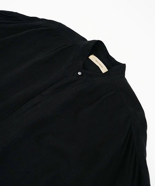 suzuki takayuki.スズキタカユキ.puff-sleeve dress [S231-24/black]