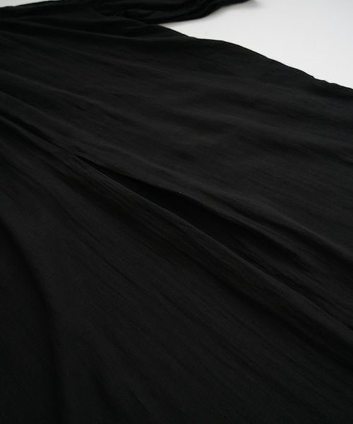 suzuki takayuki.スズキタカユキ.puff-sleeve dress [S231-24/black]