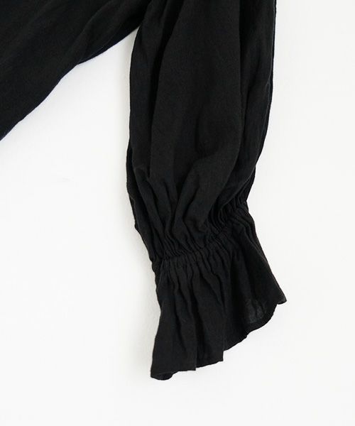 suzuki takayuki.スズキタカユキ.puff-sleeve dress [S231-24/black]