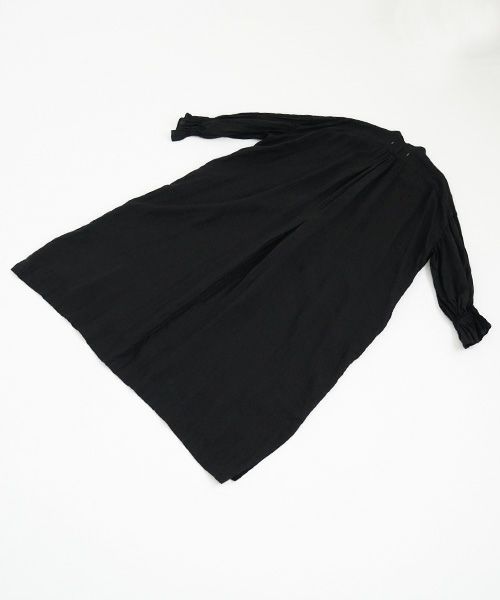 suzuki takayuki スズキタカユキ puff-sleeve dress [S231-24/black] 