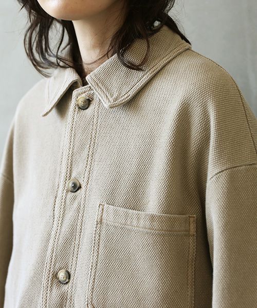 気質アップ PAINTER ヨーコサカモト23SS BLOUSON M BEIGE ブルゾン