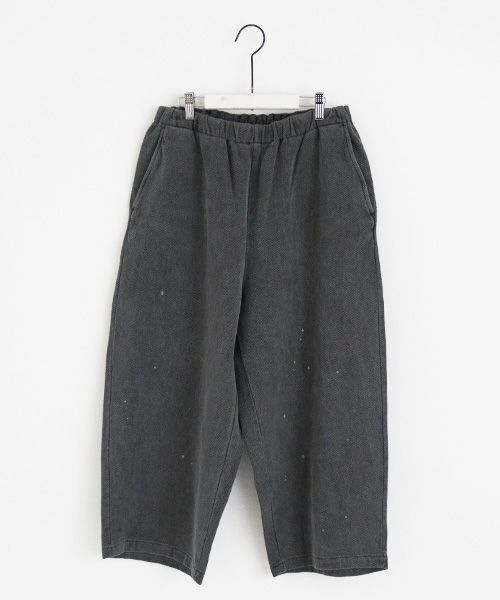 YOKO SAKAMOTO ヨーコサカモト YS - 23SS - 11 PAINTER BAGGY PANTS [BLACK]