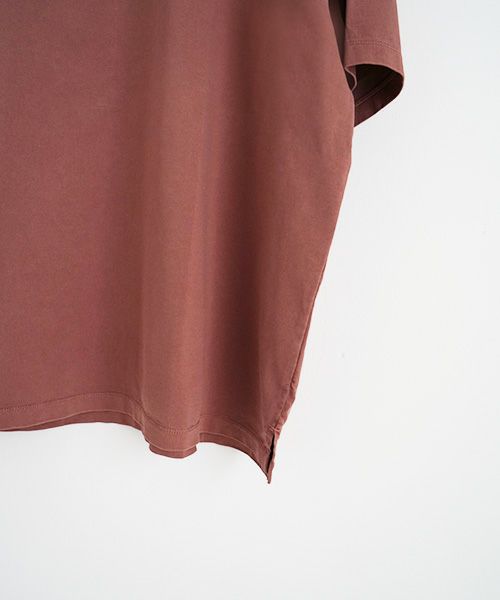YOKO SAKAMOTO.ヨーコサカモト.YS - 23SS - 70 MOCK NECK T-SHIRT [RED]