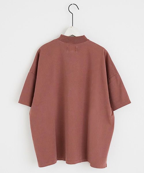 YOKO SAKAMOTO ヨーコサカモト YS - 23SS - 70 MOCK NECK T-SHIRT [RED]