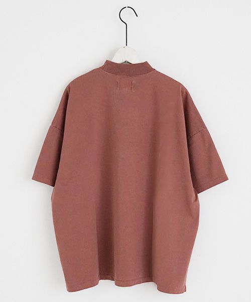 YOKO SAKAMOTO.ヨーコサカモト.YS - 23SS - 70 MOCK NECK T-SHIRT [RED]