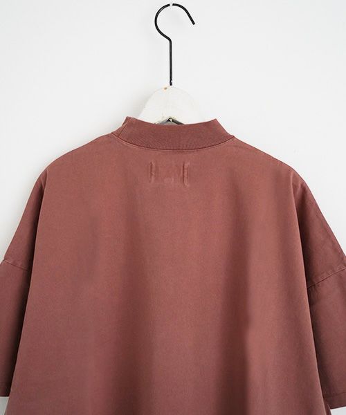 YOKO SAKAMOTO.ヨーコサカモト.YS - 23SS - 70 MOCK NECK T-SHIRT [RED]
