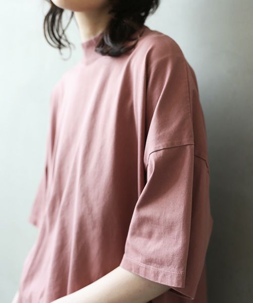 YOKO SAKAMOTO.ヨーコサカモト.YS - 23SS - 70 MOCK NECK T-SHIRT [RED]