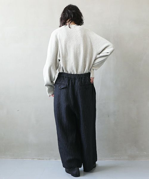 YOKO SAKAMOTO ヨーコサカモト YS - 23SS - 17 ATELIER BAGGY PANTS [BLACK]