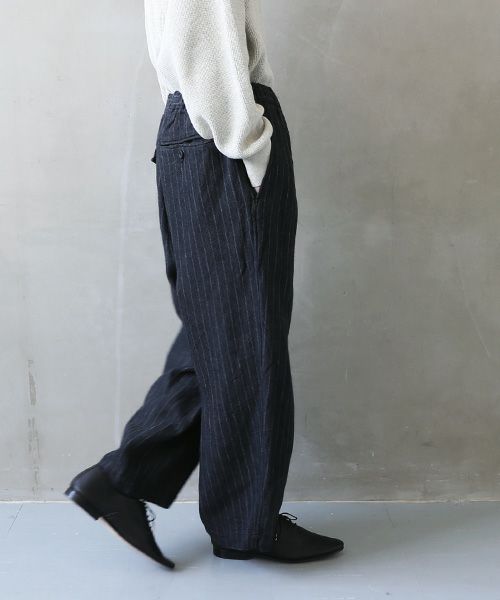 YOKO SAKAMOTO ヨーコサカモト YS - 23SS - 17 ATELIER BAGGY PANTS [BLACK]