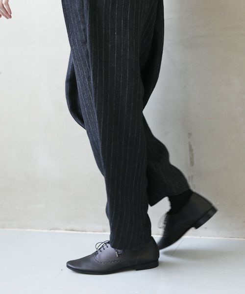 YOKO SAKAMOTO ヨーコサカモト YS - 23SS - 18 ATELIER TAPERED PANTS [BLACK]