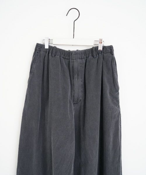 YOKO SAKAMOTO ヨーコサカモト YS - 23SS - 25 WEAVERS BAGGY PANTS [BLACK]