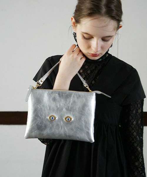 AHCAHCUM あちゃちゅむ お目目のバッグ[black]